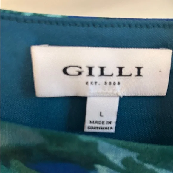 Gilli Teal and Navy Maxi Dress - Picture 2 of 5